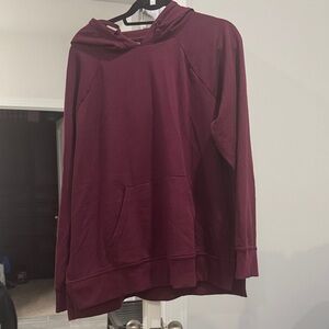 Athletic Works Men's Maroon Hoodie Sweater